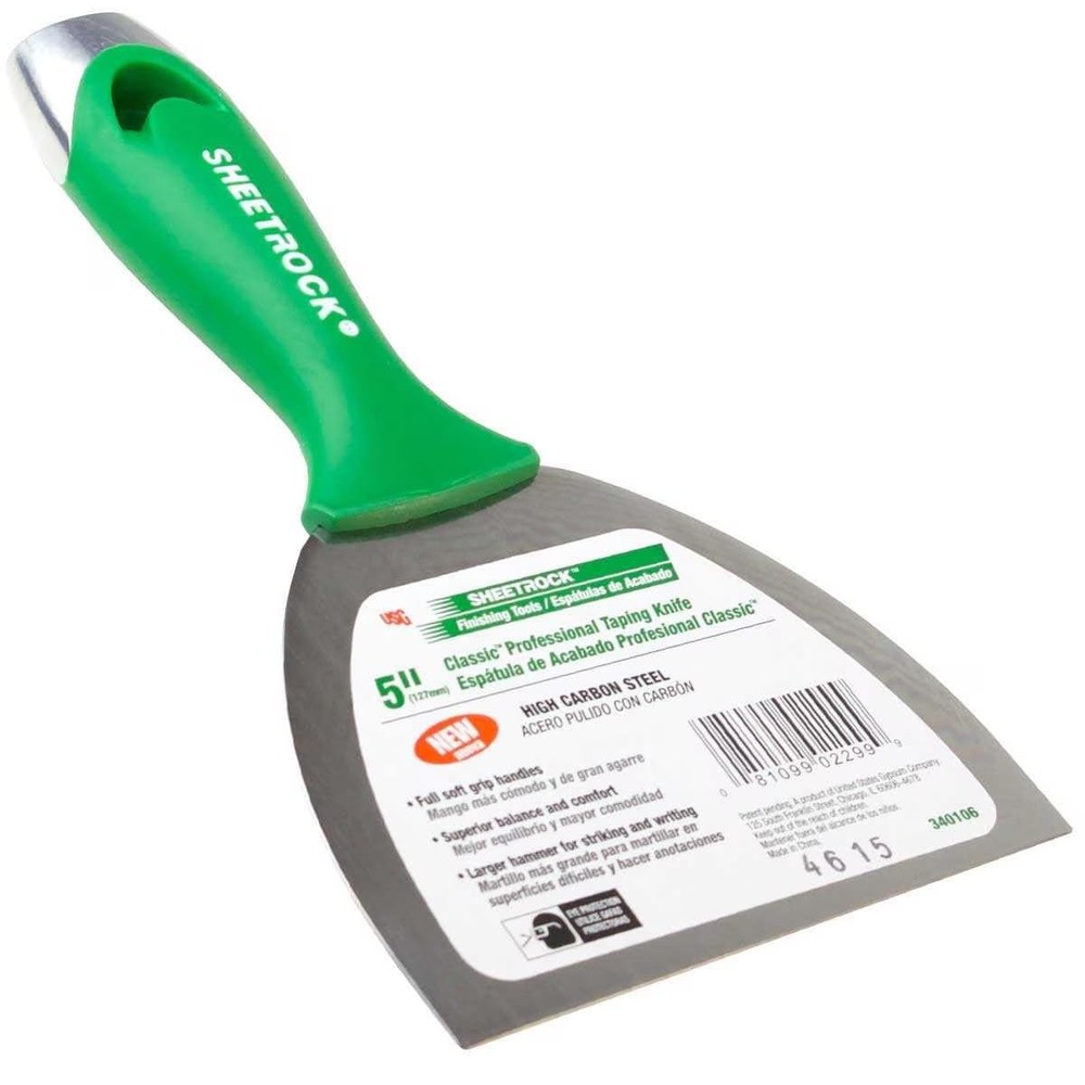 Usg Sheetrock Classic Joint Knife 5-Inch Polished Carbon Steel