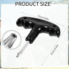 Golf Wrench Tool Stainless Steel Adjustable Golf Driver with Plastic Handle Golf