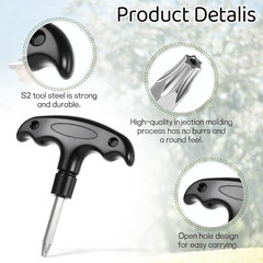 Golf Wrench Tool Stainless Steel Adjustable Golf Driver with Plastic Handle Golf