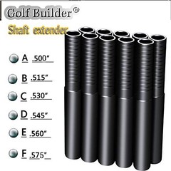 Golf Builder 10Pcs Steel or Graphite Golf Shaft Extension .515 Graphite X 10pcs