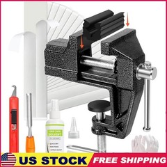 All in One Golf Grip Regripping Kit Mini Vise Hook Blade Tape Remover 15 Tapes
