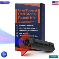Nnrepair Uba Tuba Black Stone Repair Kit – Red Black Clear Color – Ideal For