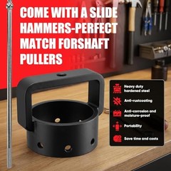 3.75″ CV Axle Removal Tool Kit with Slide Hammer, Heavy-Duty Axle Shaft Puller