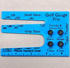 Golf Gauge Pro Shaft Grip Ferrule Hosel Measuring Tool Club Builder Reseller