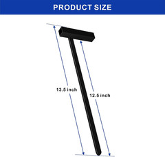 Golf Grip Removal Tool,Black V-Groove Grip Remover Saver 11″ for Standard Length