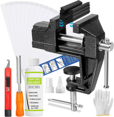 Golf Grip Kit for Regripping Golf Clubs – Include Portable Table Vise Rubber