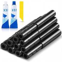 12 Pcs Carbon Fiber Golf Club Shaft Extensions + 2 Pcs Adhesive Extenders – DIY