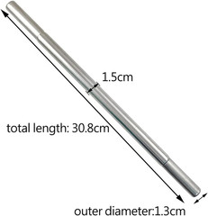 3PCS Golf Shaft Extensions – Durable Stainless Steel Golf Club Extensions for En