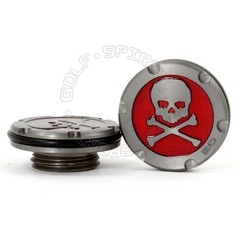2x 30g Deluxe Tour Weight for Scotty Cameron Fastback Squareback M1, Skull, Red