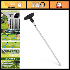 Golf Grip Removal Tool – 12″ V-Groove High-Carbon Steel Regripping Kit, Golf Sup