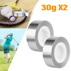 2PCS 30g High Density Lead Tape Roll (1m Lx 12mm W x0.4mm T)- Golf Swing Weight