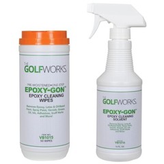 Epoxy-Gon Epoxy Cleaning Solvent – 16oz spray bottle, 50 count wipes
