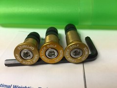 Tour Lock Pro Counter Balance 3-Weight Package(GOLD-20g,25g,30g)w/ Tool/Manual