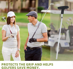 Golf Grip Removal Tool, 12″ V-Groove Grip Remover Saver for Standard Length Swin