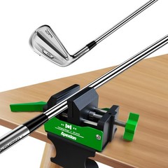 Golf Shaft Clamp Vise Tool for Regripping and Repair, Rubber Holder for Irons, D