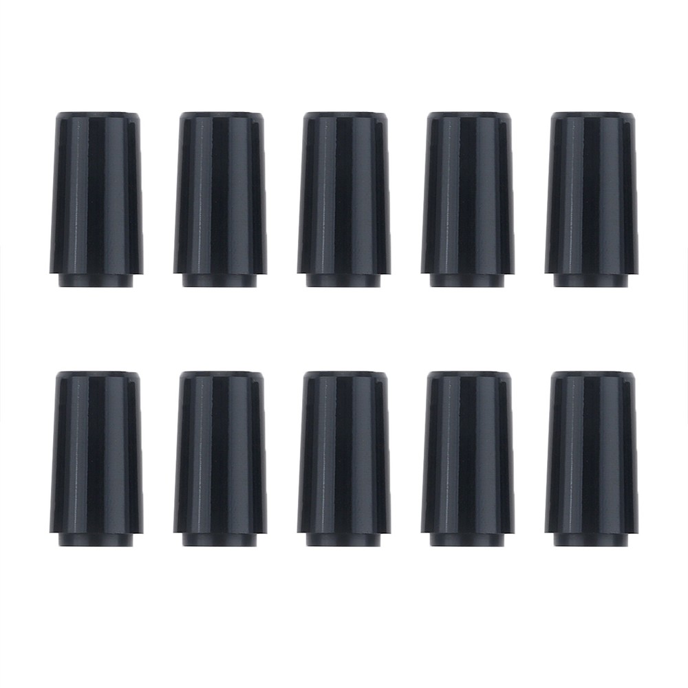 10pcs 0.355 Black Plastic Golf Ferrules Golf Club Ferrules Replacement Parts