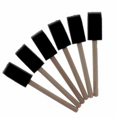 Wallec 1 Inch Jen Manufacturing Orginial Poly-Brush Foam Disposable Brush 48 Per