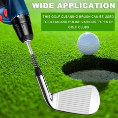 10PCS Golf Club Cleaning Brush Set – Stainless Steel Hosel Brush Tools