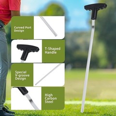 Golf Grip Removal Tool V-Groove Grip Saver High Carbon Steel Easy DIY Repair New
