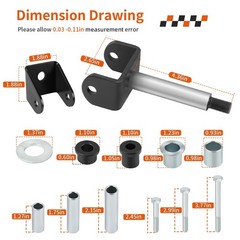 Front and Rear End Repair Drive-up For Club Car DS Bushing Kit Car…