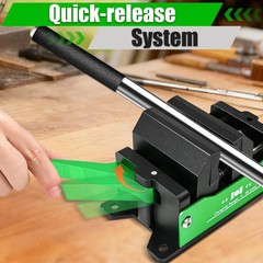 Bghdas Golf Club Vice, Quick Release Aluminum Clamp, Black