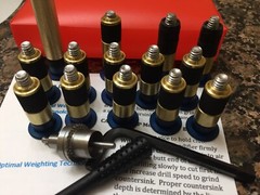 Tour Lock Pro (BLUE)14-pc Full Set(10-20g,2-25g,1-30g,1-50g)w/Tools&Manual