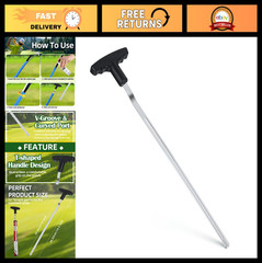 12″ V-Groove Golf Grip Removal Tool, High-Carbon Steel Regripping Kit, Golf Supp