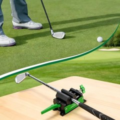 Golf Club Regripping Kit, Aluminum Vise Clamp with Quick Release, Rubber