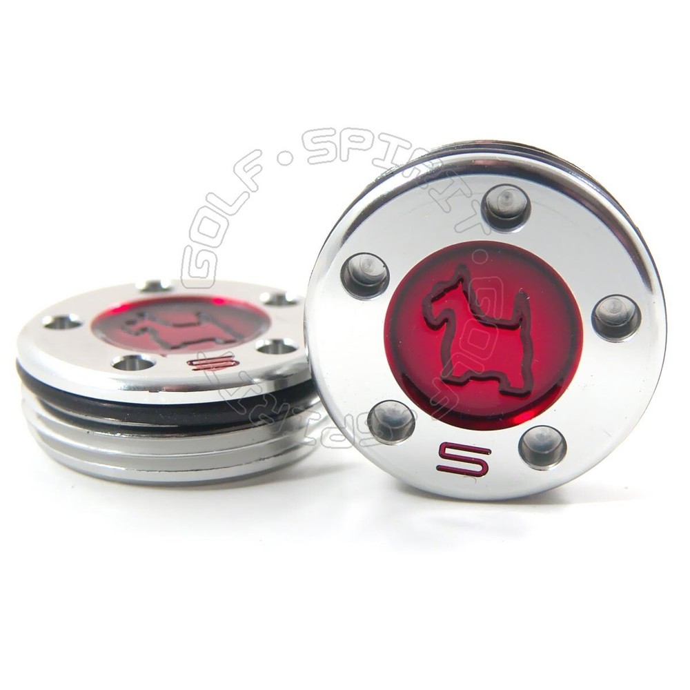 2 Red Scottie Dog Weights for Scotty Cameron Putters 5, 10, 15, 20, 25, 30, 40g