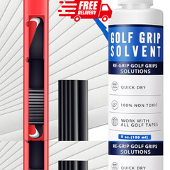 Golf Club Grip Repair Kit Hook Knife Rubber Vise Clamp Solvent Tape Regrip Set