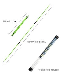 Rhino Valley Golf 48 inches (unfolded) and 17 (folded), Green