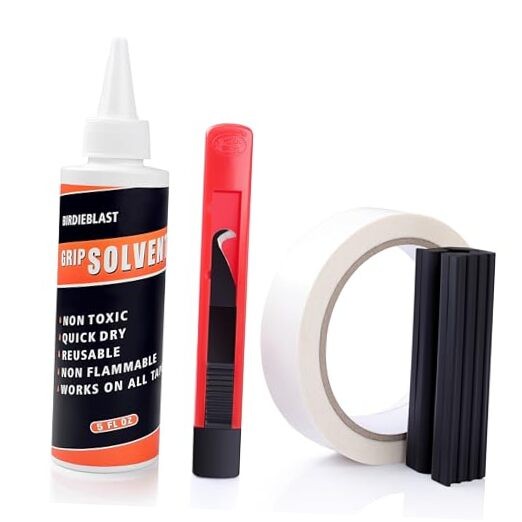 Professional Golf Club Grip All Repair Kits – Come with 5 Oz Golf Solvent，1″ x