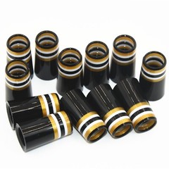 12pcs Gold/Grey Rings Golf Iron Ferrules Premium .370 Ferrule Caps Fit All Iron