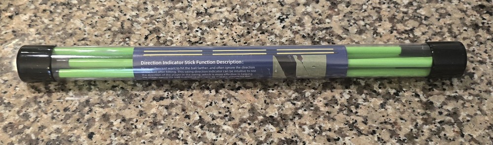 Golf Alignment Sticks (2) Sticks! New Generation Swing Stick, More Convenient
