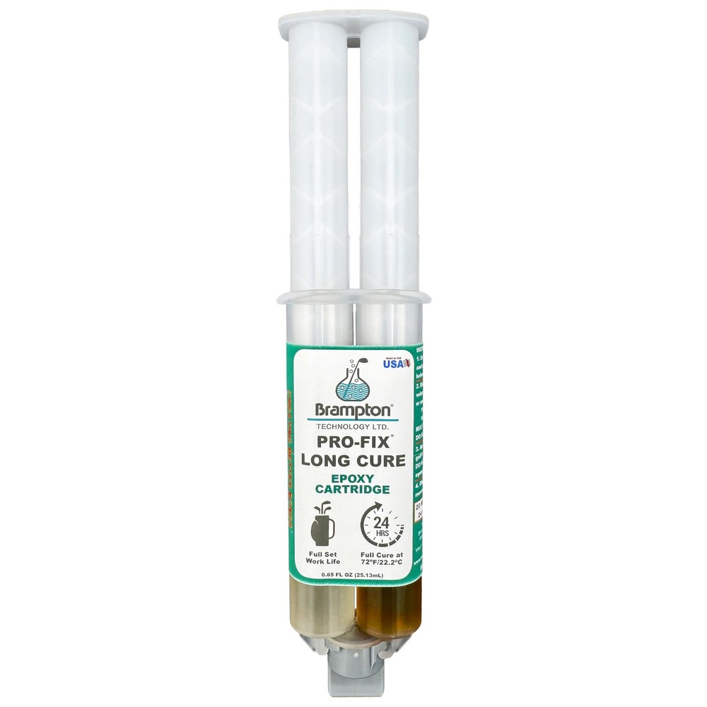 Brampton PRO-FIX Long Cure Golf Epoxy – Full Set Work Life 0.85 Ounce, Clear
