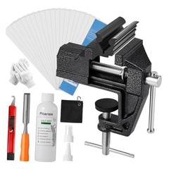 Golf Club Grip Repair Kit – Include 20 Tapes Strips, Portable Table Vise