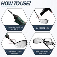 Golf Club Hosel Cleaning Brushes