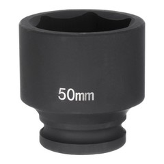HARFINGTON 3/4″ Drive 50mm Metric 6-Point Impact Socket 40Cr Alloy Steel
