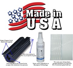 13 Golf Club Grip to Shaft Installation Kit 2″x11″ Tape ,Solvent Solution, Clamp
