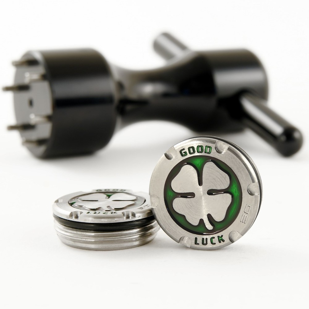 2x 30g Deluxe Tour Weights +Wrench for Scotty Cameron Putter, Lucky Clover Green