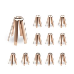 12PCS 6 Legs Universal Golf Shaft Adapter Shims, Brass Shim for Golf Shafts I…