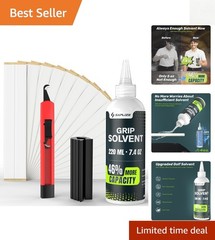 Value Golf Grip Repair Kit – Includes 7.4oz GTA-200 Golf Grip Solvent, 15 Exc…