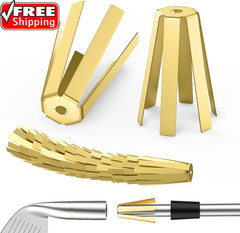 20Pcs Universal Brass Golf Shaft Shims, 6 Legs Adjustable Golf Adapter Shims Fit
