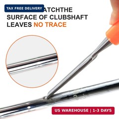 Golf Grip Removal Tool，11″ V-Groove Grip Remover Saver for Standard Length Swing