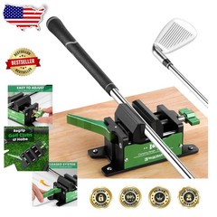 Durable Aluminum Golf Grip Vice Clamp CNC Machined Secure Club Repair