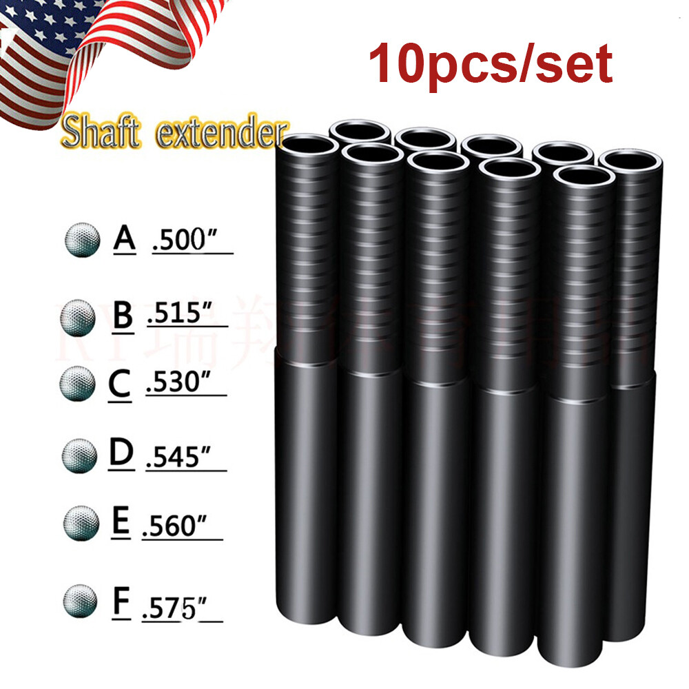 10PCS Golf Club Shaft Extension Stick Extender for Graphite Shafts Driver Hybrid