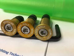 Tour Lock Pro Counter Balance 3-Weight Package(GOLD-20g,25g,30g)w/ Tool/Manual