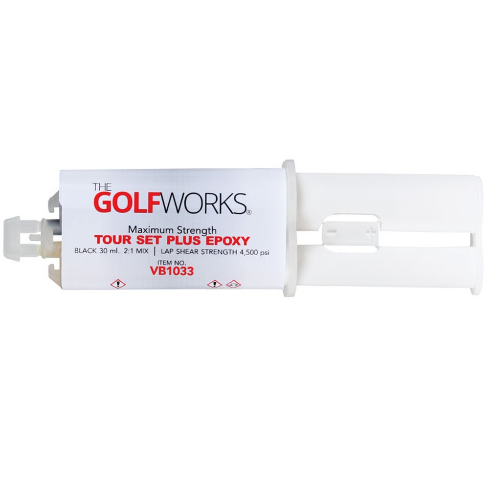 GolfWorks Maximum Strength Tour Set Plus Club Assembly Epoxy 30ml With Plunger