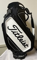 Titleist Tour Staff Bag Black/White Rain Cover Included NEW With Tags/Plastic