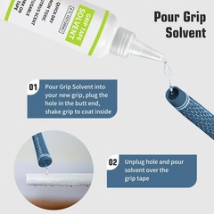 Golf Grip Kit for Regripping Golf Clubs – Include Portable Table Vise Rubber Cla
